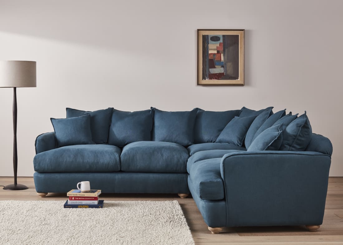Smooch Corner Sofa Scatter Cushion L Shaped Sofa Loaf