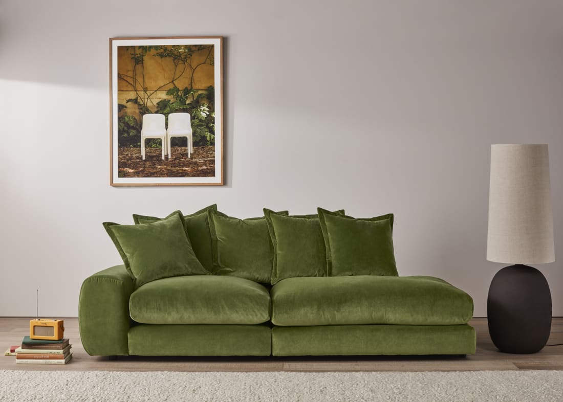 Wodge Modular Chaise Sofa Comfy Modular L Shaped Sofa Loaf