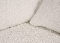 Woofins Medium Dog Bed in Chalk Boucle