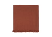 Nuzzler Merino Wool Blanket 170 x 180 cm in Terracotta