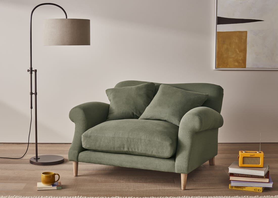 Extra Deep Love Seat Crumpet Chair Loaf