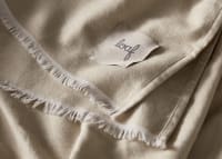 Softie Cotton Blanket 200 x 230 cm in Oat
