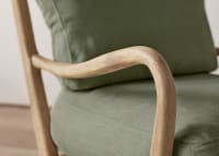 Easins Accent Chair in Whitewashed Oak