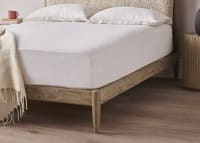 Shearer Bagel Bed in Whitewashed Oak