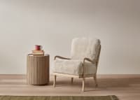 Shearer Easins Accent Chair in Whitewashed Oak