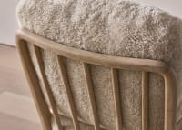 Shearer Easins Accent Chair in Whitewashed Oak