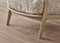 Shearer Squishbag Accent Chair in Whitewashed Oak
