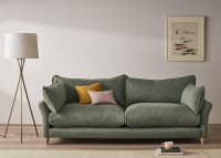 Brioche Sofa in Waxed Jacket Green Linen