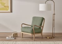 Easins Accent Chair in Whitewashed Oak