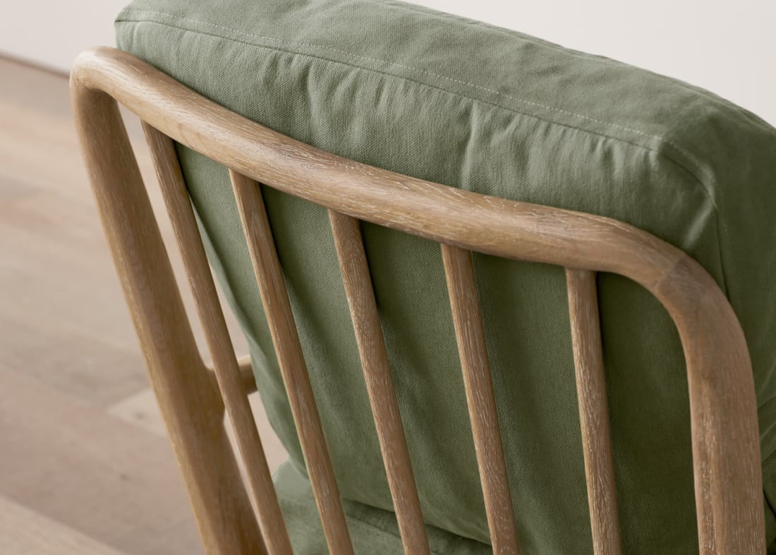 Easins Accent Chair in Whitewashed Oak