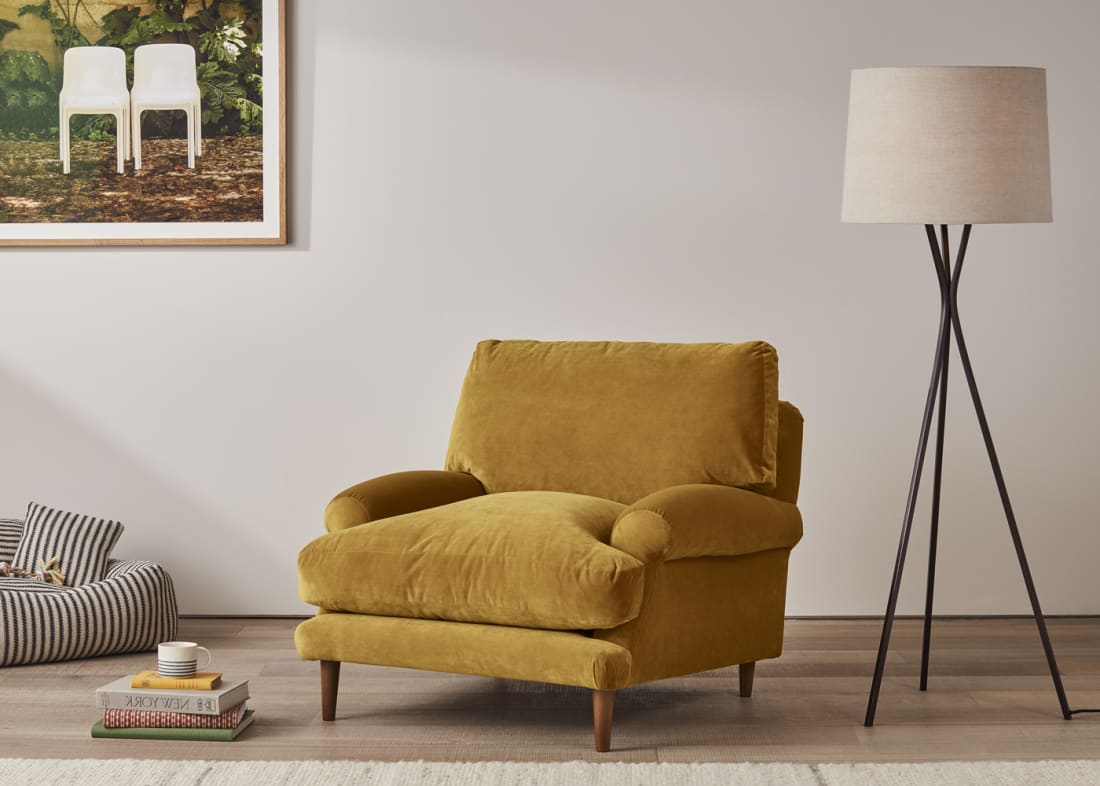 Loaf armchairs clearance