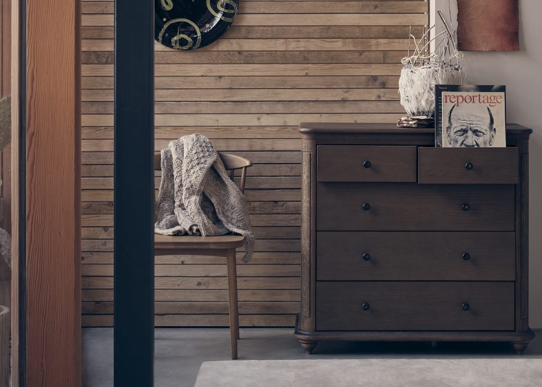 Elodie Chest of Drawers in Dark Oak
