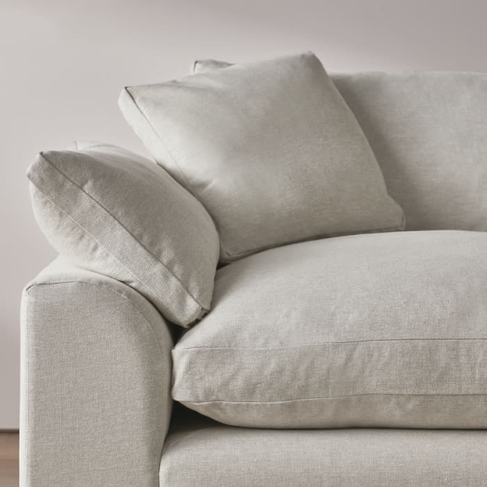 Cuddlemuffin Modular Corner Sofa in Egg Box Beige Linen