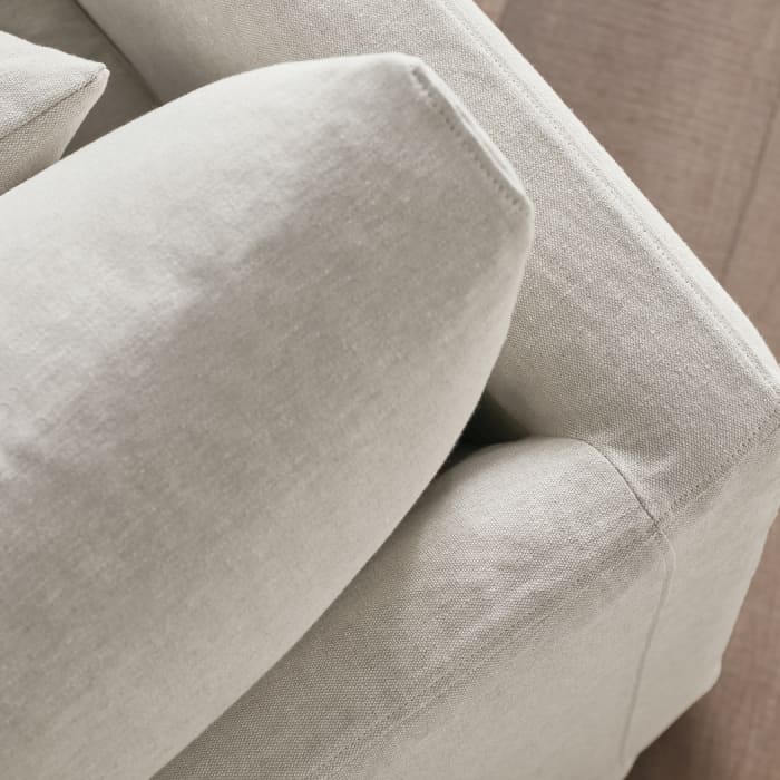 Bruges Armchair in Egg Box Beige Linen