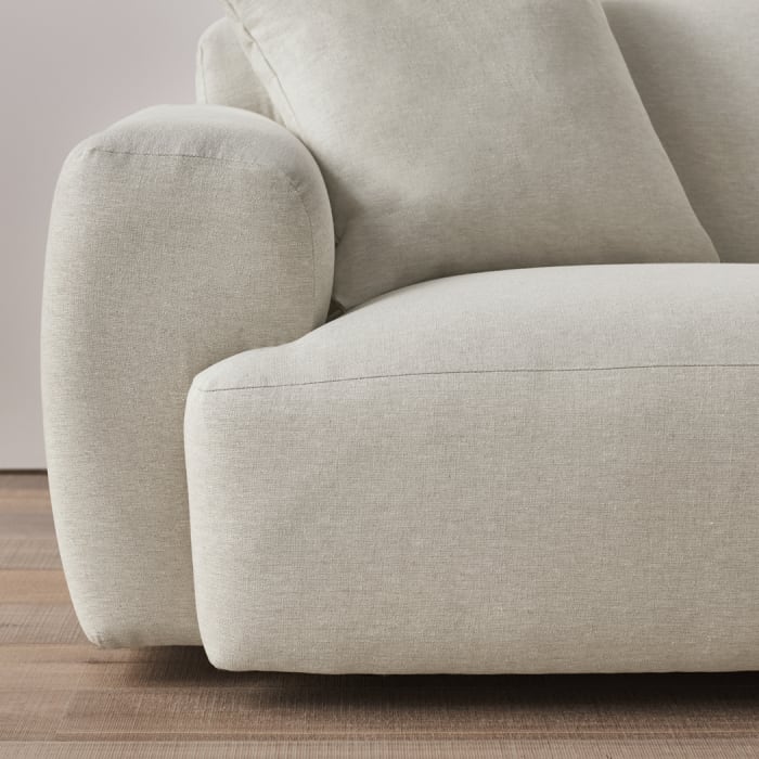 Squishblocks Modular Corner Sofa in Egg Box Beige Linen