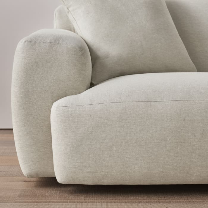 Squishblocks Modular Corner Sofa in Egg Box Beige Linen