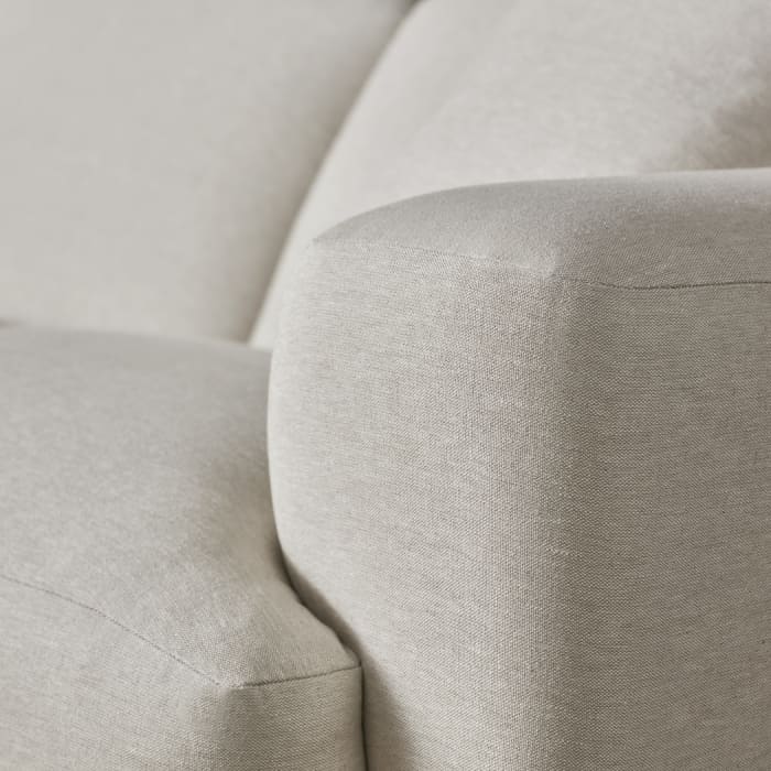 Squishblocks Modular Corner Sofa in Egg Box Beige Linen