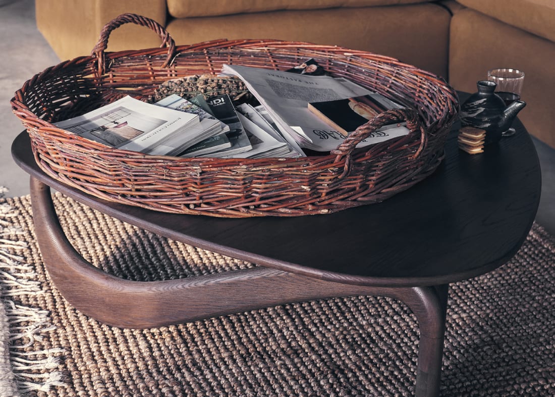 Looper Coffee Table in Dark Oak