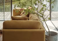 Basecamp Sofa in Treacle Tart Yellow Slubby