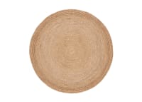 Chunky Jute Round Rug 180cm in Natural