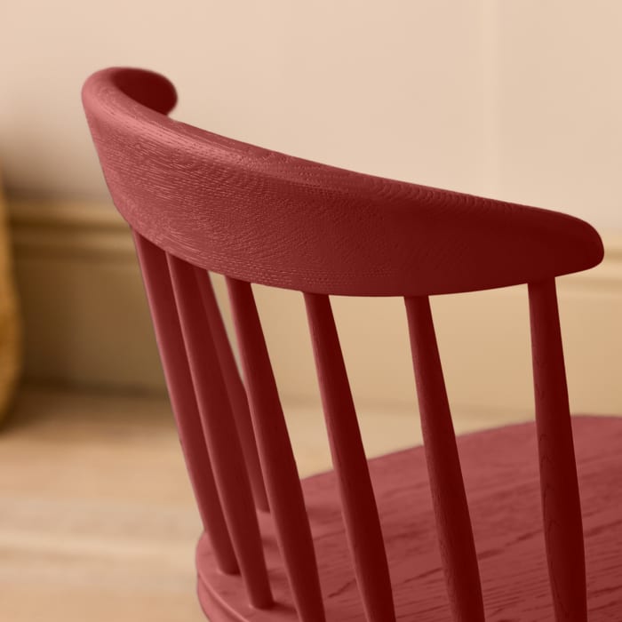 Pair of Drummer Kitchen Chairs in Toffee Apple Painted Oak