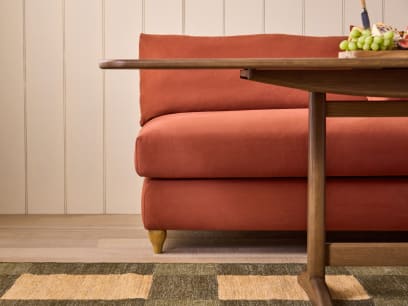 ITEM-002277 Groupie Sofa Bench Quince Jam Twill detail3
