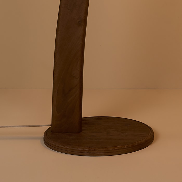 Carver Floor Lamp in Dark Oak