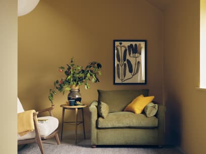 Queenie Love Seat Sofa Bed in Pressed Olives Green Chenille