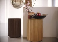Bobbin Side Table with Wooden Top