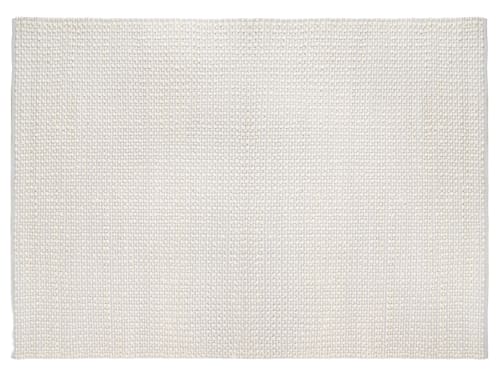 Bobbly Wool Rug 300 x 400 cm in Grey