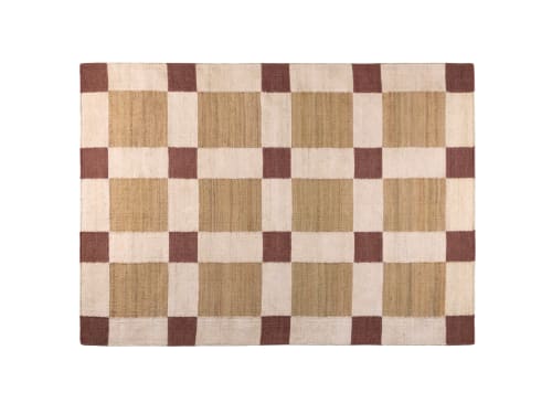 Hatchy Jute Rug - 300cm x 400cm - Whipped Cream - White