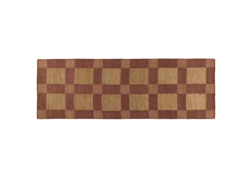 Hatchy Jute Runner - 80x240 - School Satchel - Brown