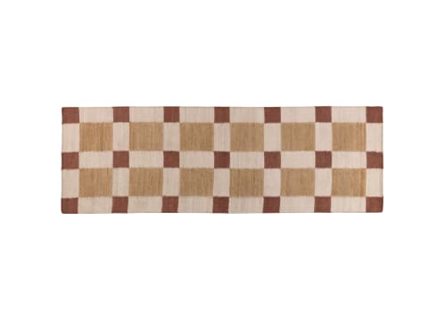 Hatchy Jute Runner - 80x240 - Whipped Cream - White