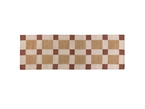 Hatchy Jute Runner - 80x240 - Whipped Cream - White