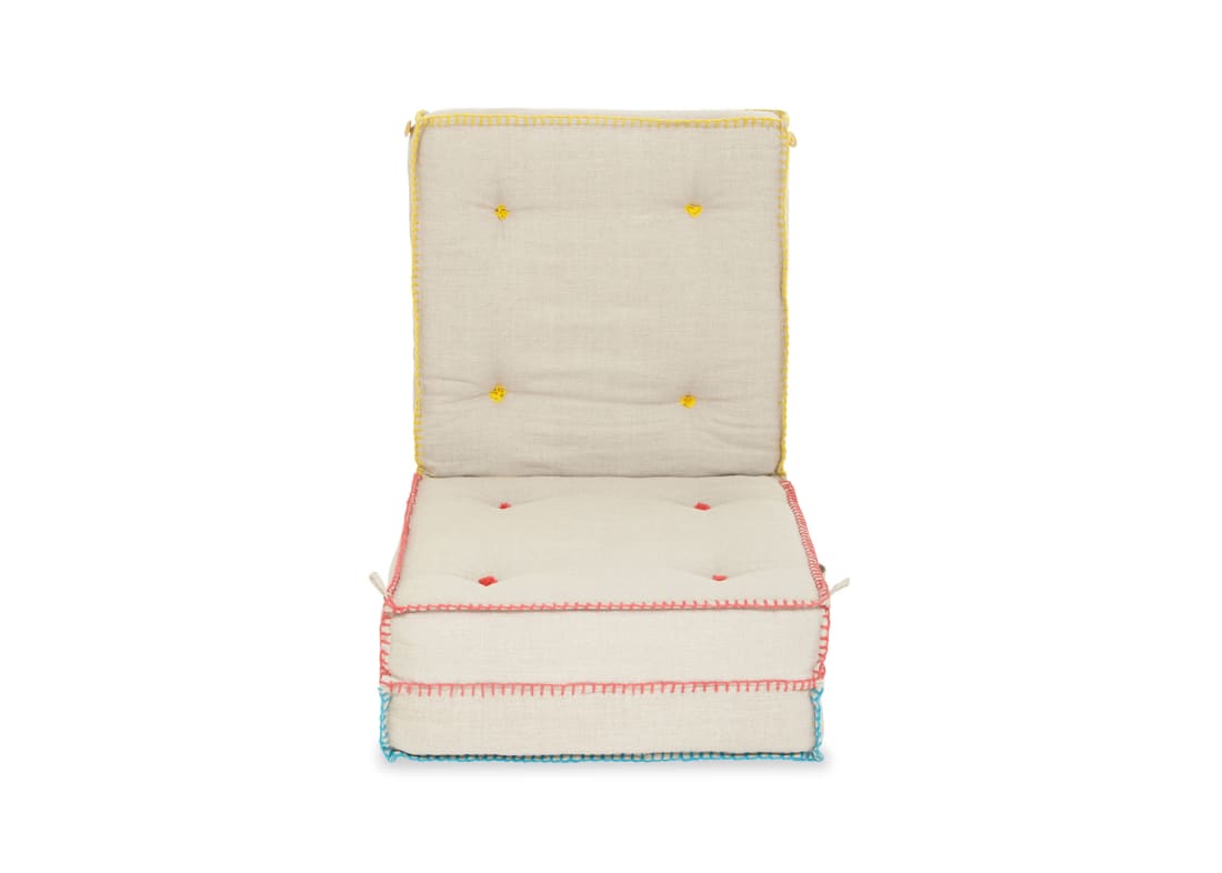 Sleepover Floor Cushion in Natural