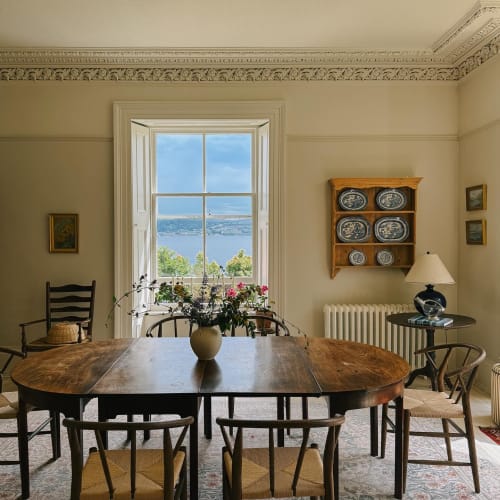 We don’t want to admit either that summer is nearly over, but it’s a good excuse to give your dining room a refresh, just in time for autumn’s best dinner parties.

1. Pitstop Chairs in Dark Oak 
2. Griddy Cushions