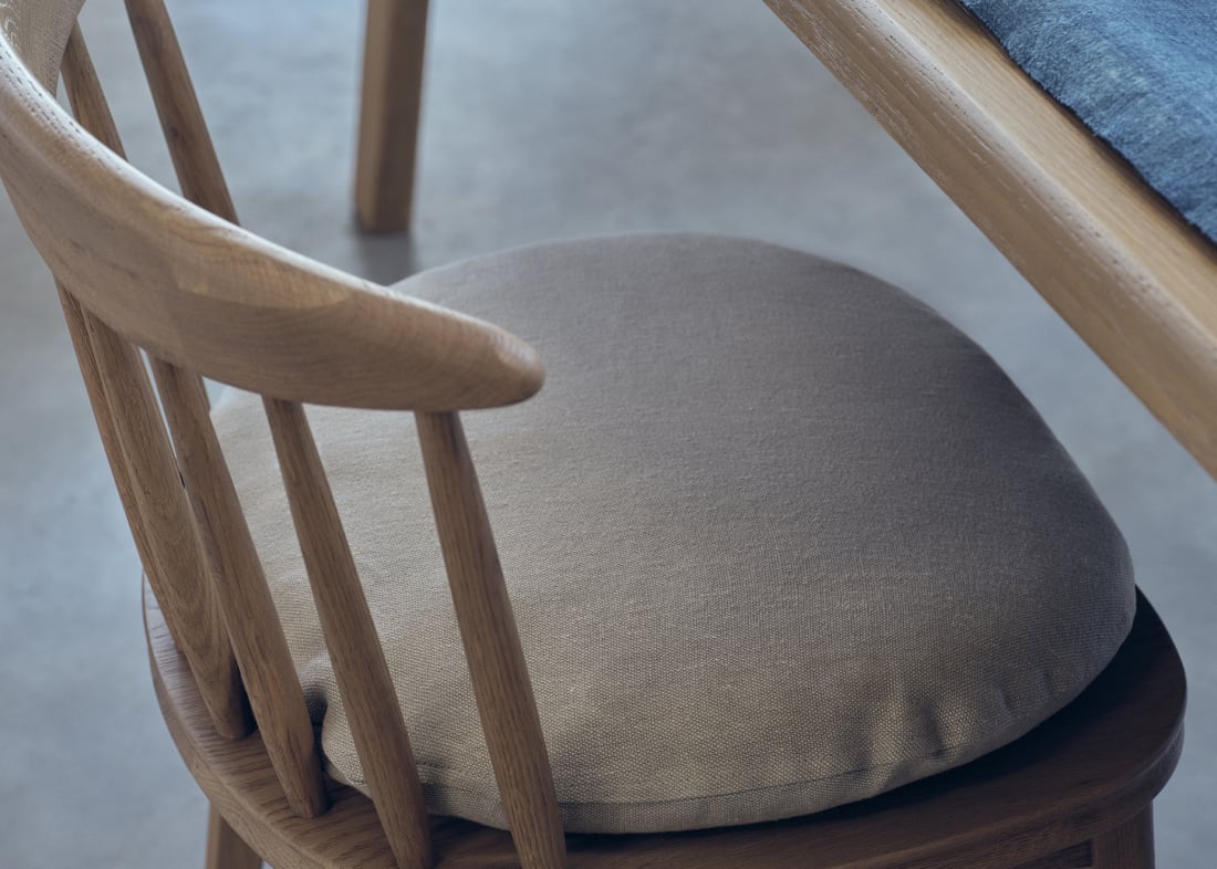 Pair of Drummer Kitchen Chairs in Light Oak