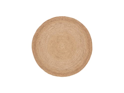 Chunky Jute Round Rug 180cm in Natural