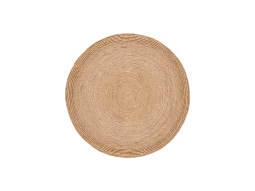 Chunky Jute Round Rug 180cm in Natural
