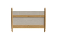 Pippi Bed in Natural Linen - Superking - Natural Fabric - Light Oak