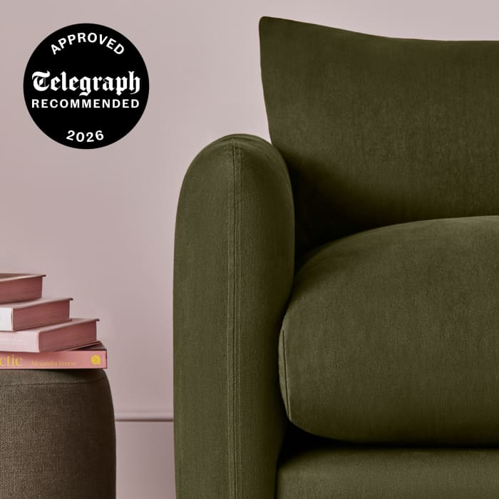 Squishmeister Sofa Bed in Waxed Jacket Green Linen