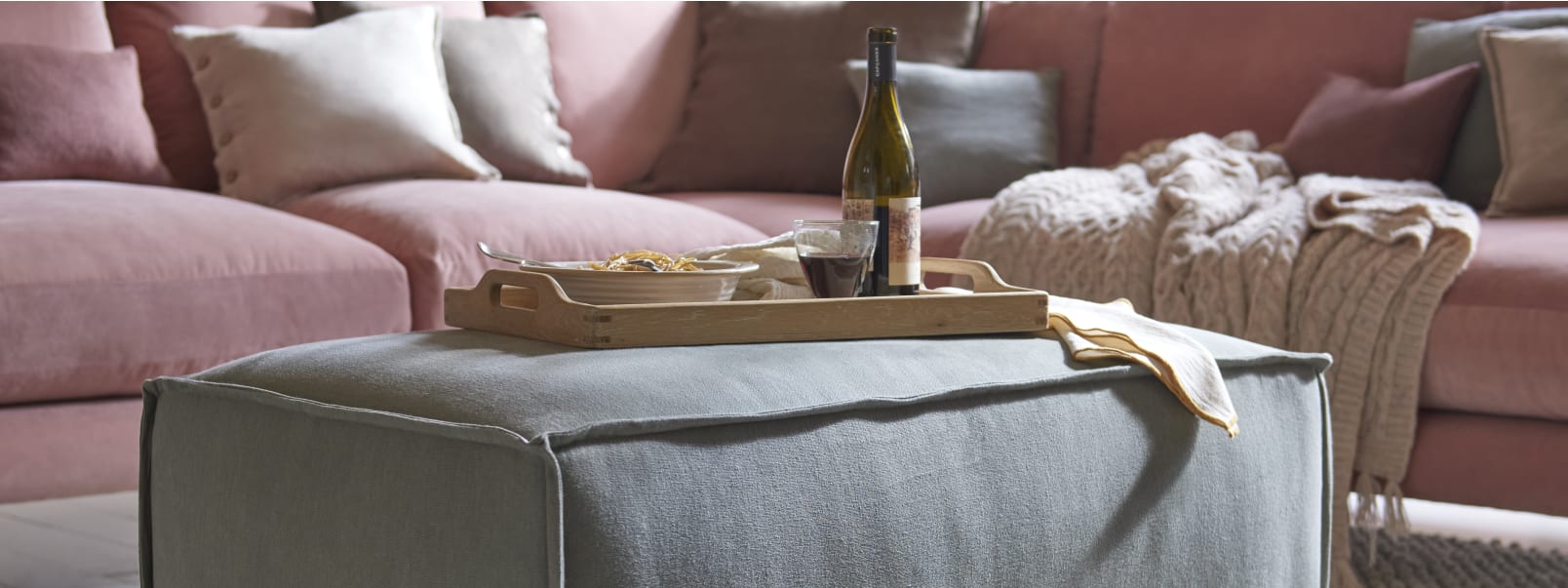Rectangular footstools Made in Britain Loaf