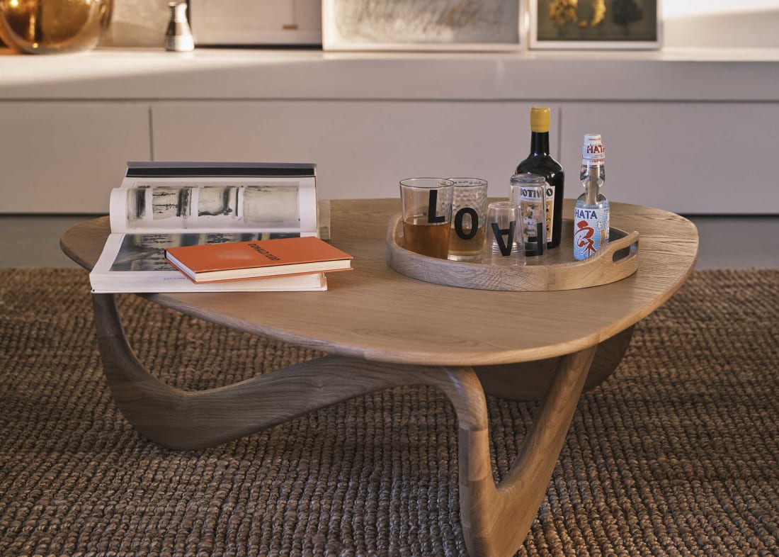 Looper Coffee Table in Light Oak