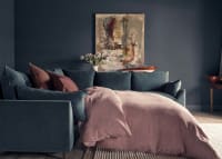 Slow Riser Corner Sofa Bed in Sopping Seagrass Teal Chenille