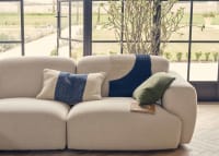 Squishblocks Modular Sofa in Egg Box Beige Linen
