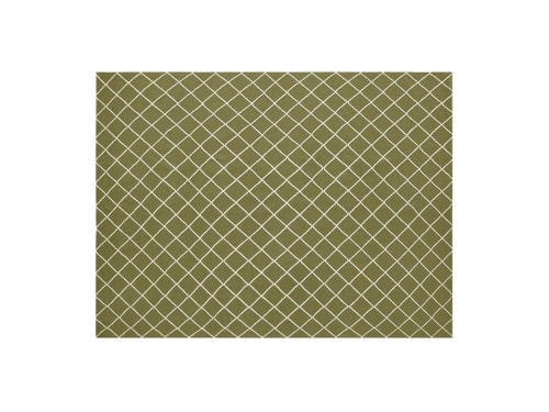 Crissy Crossy Wool Rug - 200cm x 300cm - Stinging Nettle Green