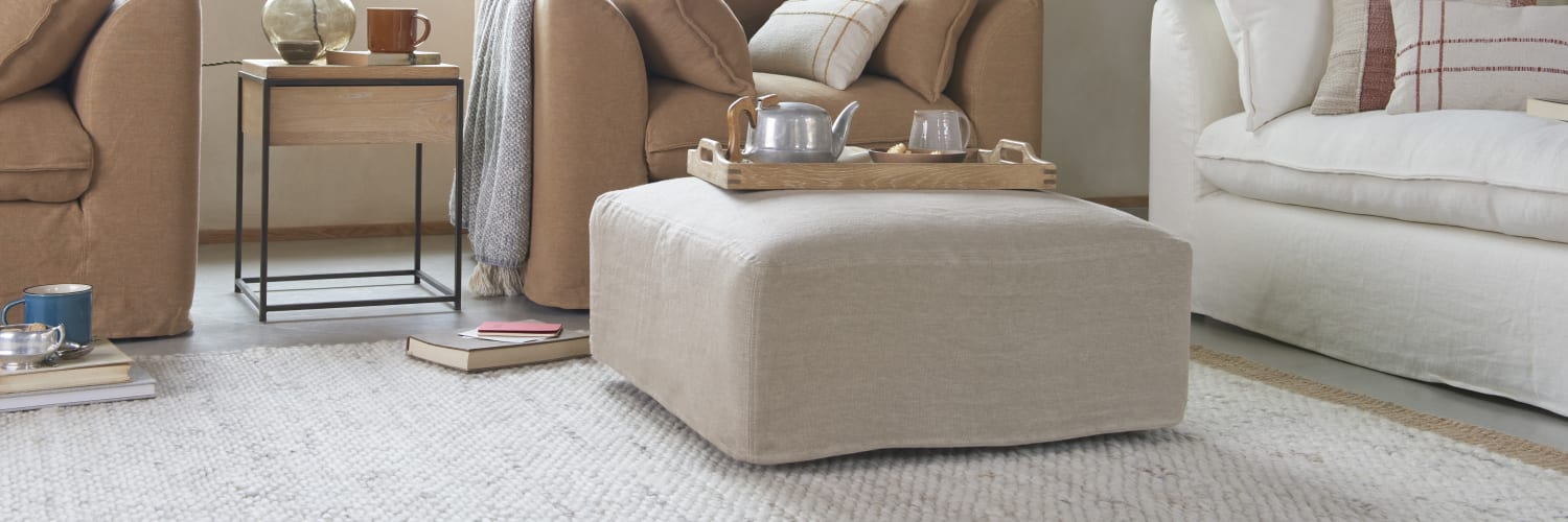 Square Sloafer Footstool