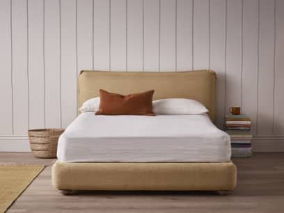Pillow Talker Bed in an archived fabric