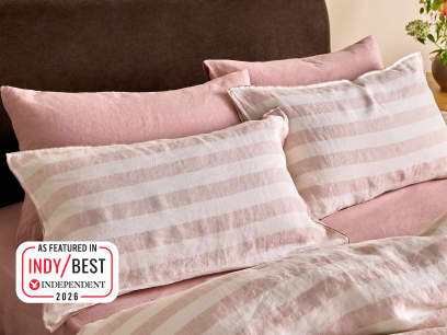 Lazy Linen Stripey Pillowcases PLP