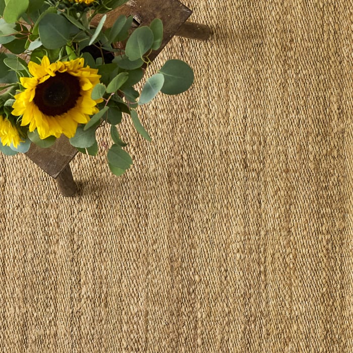 Twisty Natural Jute Rug